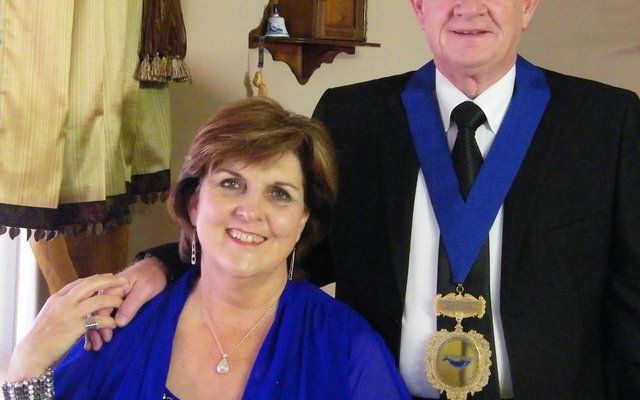 Rdh Pieter Scholtz en sy vrou, Ans